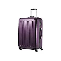 hauptstadtkoffer - alex - bagage rigide valise grande taille, trolley avec 4 roues multidirectionnelles, 75 cm, 119 litres, violet