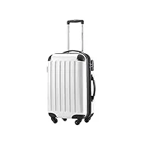 hauptstadtkoffer - alex - bagage à main cabine, trolley rigide, 55 cm, 42 litres, blanc