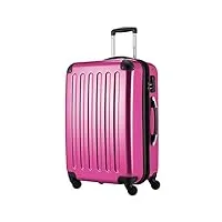hauptstadtkoffer - alex - bagage rigide valise moyenne, trolley avec 4 roues multidirectionnelles, 65 cm, 74 litres, magenta