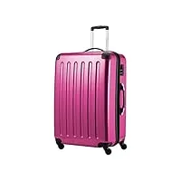 hauptstadtkoffer - alex - bagage rigide valise grande taille, trolley avec 4 roues multidirectionnelles, 75 cm, 119 litres, magenta
