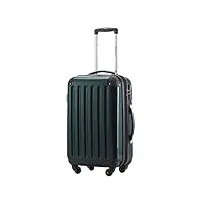 hauptstadtkoffer - alex - bagage à main cabine, trolley rigide, 55 cm, 42 litres, vert forêt