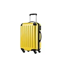 hauptstadtkoffer - alex - bagage à main cabine, trolley rigide, 55 cm, 42 litres, jaune