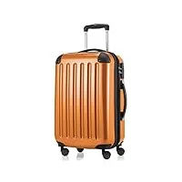 hauptstadtkoffer - alex - bagage à main cabine, trolley rigide, 55 cm, 42 litres, orange