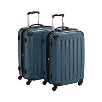 hauptstadtkoffer sets de bagages, 65 cm, 148 l, vert