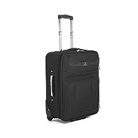 benzi - valise cabine extensible 55cm - noir - 55 x 36 x 19 cm