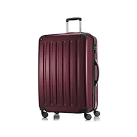 hauptstadtkoffer - alex - valise à coque dure bordeaux brillant, tsa, 75 cm, 119 litres