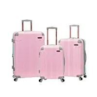 rockland london valise rigide à roulettes pivotantes, menthe, 3-piece set (20/24/28), london hardside valise à roulettes pivotantes