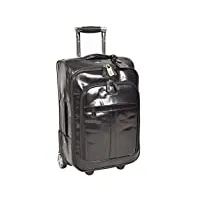 house of leather bagages de cabine à main cuir véritable bagages à main voyage valise roues télescopique poignées sac tokyo noir