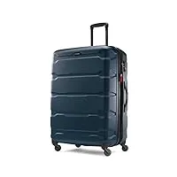 samsonite omni valise rigide extensible avec roulettes pivotantes, bleu sarcelle (bleu) - 68310-2824