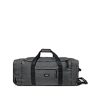 eastpak leatherface l + sac de voyage, 27 l - black denim (gris)
