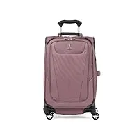 travelpro maxlite 5 softside valise extensible avec 4 roulettes pivotantes pour homme et femme, rose poudré, carry-on 21-inch, maxlite 5 softside valise extensible à roulettes pivotantes