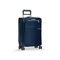 briggs & riley baseline limited edition domestic carry-on expandable spinner, 56cm, 55.5 litres, navy bagage cabine, 56 cm, 55.6 liters, bleu (navy)