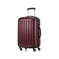 hauptstadtkoffer - alex - bagage à main cabine, trolley rigide extensible, tsa, 55 cm, 42 litres, bordeaux