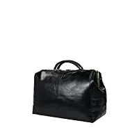 vanity - sac de voyage, diligence, katana, femme, cuir vachette collet (noir)