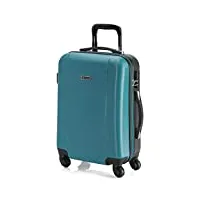 itaca - bagage cabine 55x35x25 et valise cabine 55x35x25, pratiques pour voyages - valise, valise cabine, valise grande taille 71150, turquoise/anthracite