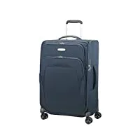 samsonite spark sng - spinner m extensible bagage cabine, 67 cm, 82 l, bleu (blue)
