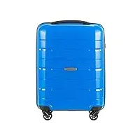 wittchen bagage à main, chariot, valise, petite | couleur: bleu | matériel: polypropylène | dimensions: 55 x 38 x 20 cm | poids: 2.6 kg 29 l | collection: speedster | 56-3t-721-95