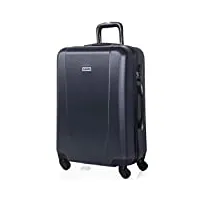 itaca - valise moyenne, valises rigides, valise rigide, valise semaine pour tout voyage, valise soute de luxe 71160, anthracite