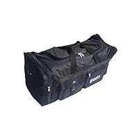 sac extra large sport xxl de 110 litres. parfait pour stocker valise idéale pour le sport, la gym, le voyage, le camping, stockage. matériaux très résistants, imperméables. unisexe, noire.
