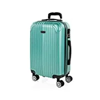 itaca - bagage cabine 55x35x25 et valise cabine 55x35x25, pratiques pour voyages - valise, valise cabine, valise grande taille t71550, bleu verdâtre