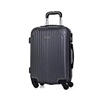 itaca - bagage cabine 55x35x25 et valise cabine 55x35x25, pratiques pour voyages - valise, valise cabine, valise grande taille t71550, anthracite