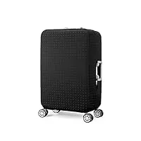 e ebeta elastique housse de valise bagages couverture valise couverture protection de valise housse bagage voyager protecteur couverture, noir (m)