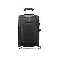 travelpro maxlite 5 softside bagage enregistré extensible avec 4 roulettes, valise légère, homme et femme, noir, à carreaux moyen 64 cm