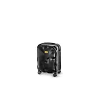 crash baggage - icon cabin, valise rigide en polycarbonate, bagage à main, trolley dimensions 55 x 40 x 22 cm, capacité 35 litres, couleur noir