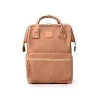 kah&kee sac à dos cuir femme - portable ordre pc compartiment pour collège, voyage, loisir et travail