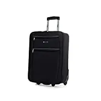 itaca - valise cabine avion - bagages cabine résistant - petite valise semi rigide - bagage cabine - valise ultra légère - bagage cabine en matériau eva t71950, noir