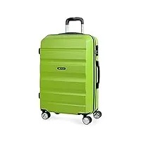 itaca - valise moyenne, valises rigides, valise rigide, valise semaine pour tout voyage, valise soute de luxe t71660, pistache
