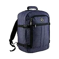 cabin max metz sac à dos, petit sac de voyage, bagage de cabine, idéal comme bagage à main en avion. (bleu atlantique, 45 x 36 x 20cm)