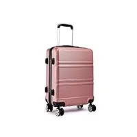 kono valise à la mode grande valise de 28 pouces valise rigide abs 4 valises trolley de voyage (28" nu)