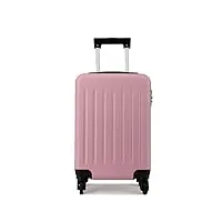 kono bagage cabine rigide à 4 roulettes valise enfant 19l nu