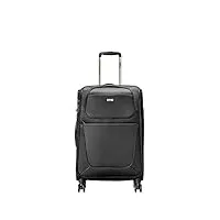 stratic unbeatable 3 koffer m bagage cabine, 68 cm, 59-68 liters, noir (black)