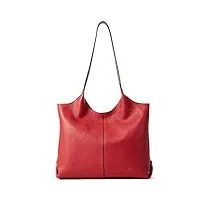 bostanten sac à main cuir véritable femme sac bandoulière sacs portés épaule grande sac tote sac cabas rouge