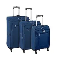 d & n travel line 6804 set de valises à 4 roulettes 3pcs.