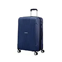 american tourister tracklite - spinner medium expandable bagage cabine, 67 cm, 82 liters, bleu (dark navy)