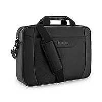 kroser sacoche d'ordinateur portable 15,6" sac à bandoulière d'ordinateur hydrofuge léger urbain sac de bureau sac de transport d'affaires sac d'ordinateur d'école pour hommes/femmes laptop bag