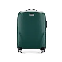 wittchen valise – bagage à main | coque rigide, matériau: polycarbonate | de haute qualité et stable | vert | 32l | 56x37x20cm