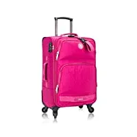 bagage de retenue pour bagage sac à roulettes à roulettes à 4 roues valise extensible20 22" 24"26" 28" fengming (couleur : rose rouge, taille : 28inches)