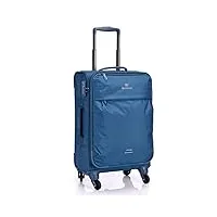bagages légers à l'enregistrement avec valise 4 roues, sac à roulettes, valise 28" fengming (couleur : bleu, taille : 28inches)