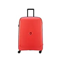 delsey paris - belmont plus - valise grande taille rigide - 76x52x32 cm - 102 litres - l - orange tangerine