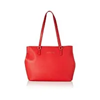 valentino by mario valentino superman, tote femme, rouge (rosso), 15.5x29x35 centimeters (b x h x t)