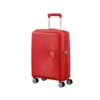 american tourister soundbox - spinner small expandable bagage cabine, 55 cm, 41 liters, rouge (coral red)