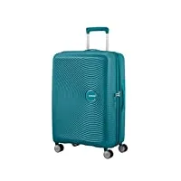 american tourister soundbox - spinner medium expandable valise, 67 cm, 81 liters, vert (jade green)