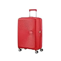 american tourister soundbox - spinner medium expandable valise, 67 cm, 81 liters, rouge (coral red)