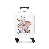 disney dumbo valise trolley cabine multicolore 37x55x20 cms rigide abs serrure à combinaison 32l 2,5kgs 4 roues doubles bagage à main