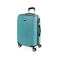 itaca - valise moyenne, valises rigides, valise rigide, valise semaine pour tout voyage, valise soute de luxe t71560, vert menthe