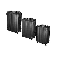 five - lot de 3 valises noires
